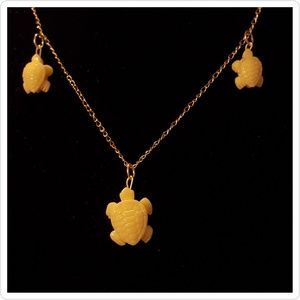 New Handcrafted Turtle Jewelry Set